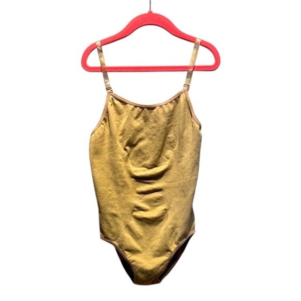 Girl’s Dance Leotard Beige Tan Size Child’s Small 4-6 years